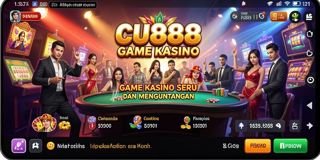 Tampilan gameplay CU888 yang memukau dan menarik.