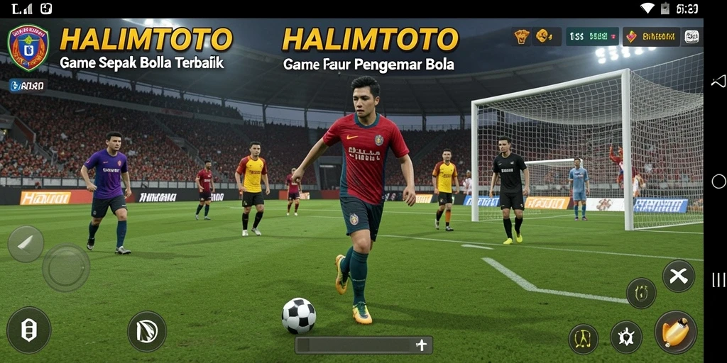 Tampilan gameplay HALIMTOTO yang menarik dan kompetitif di lapangan.