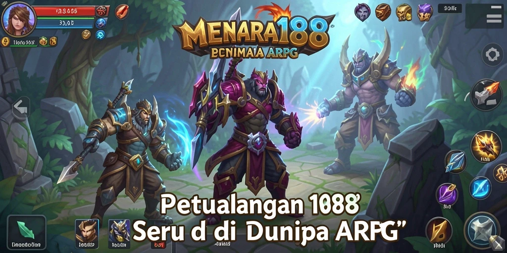 Screenshot MENARA188 menunjukkan aksi petualangan seru dalam dunia ARPG.