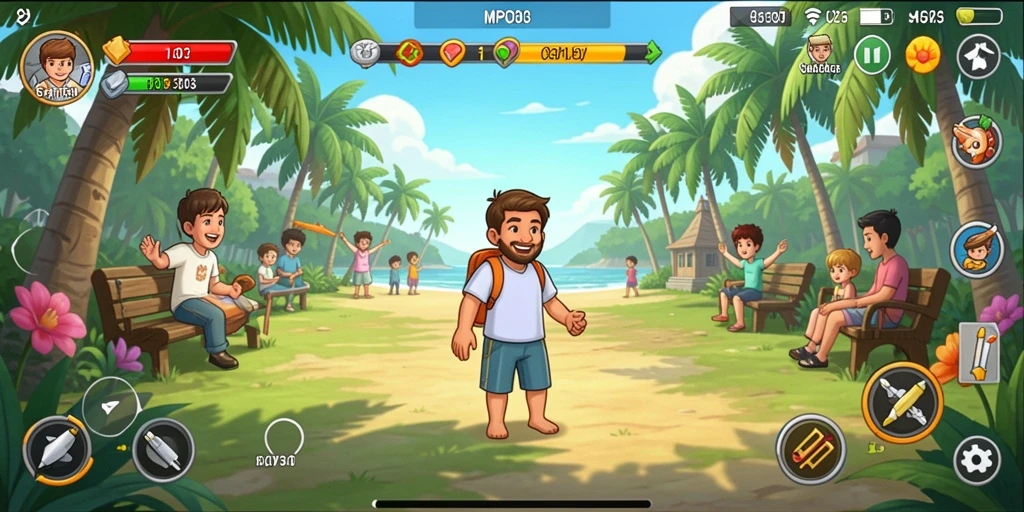 Screenshot MPO303 menampilkan karakter yang beraksi dalam gameplay yang seru.