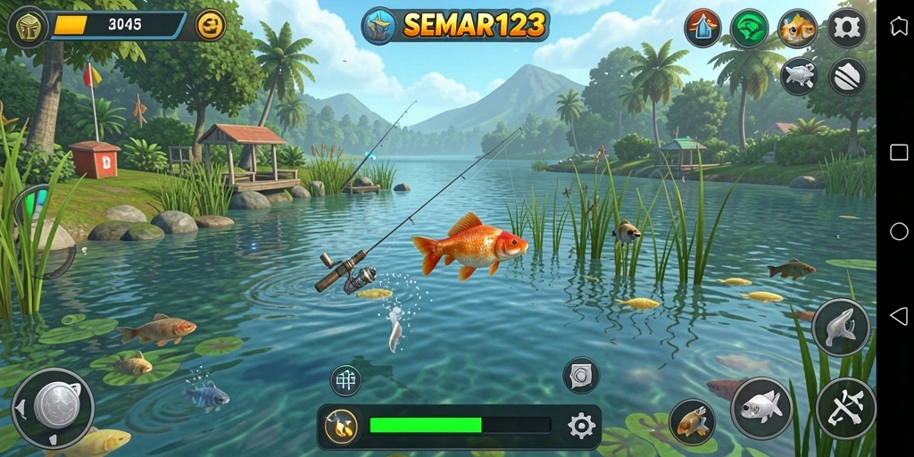 Tangkapan ikan besar dalam SEMAR123 yang menakjubkan.