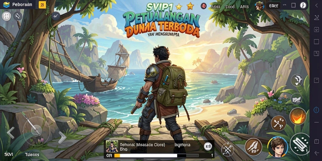 Tampilan gameplay SVIP1 yang imersif dalam dunia terbuka.