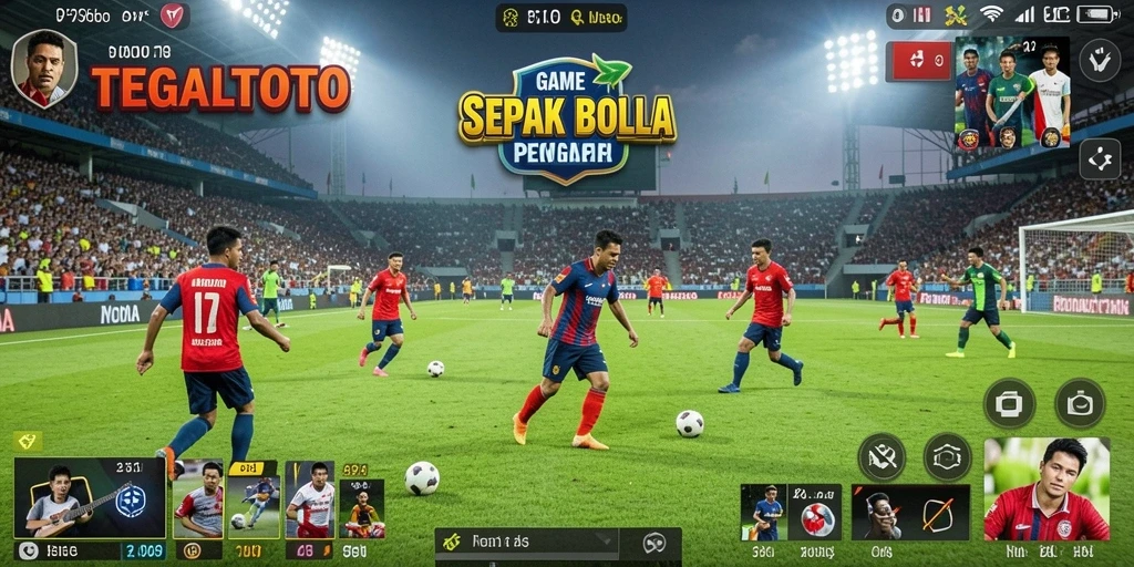 Gameplay menarik TEGALTOTO dengan aksi sepak bola seru.
