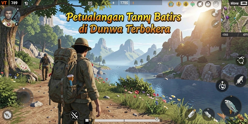 Screenshot utama VT789 menunjukkan gameplay Open World yang menakjubkan.